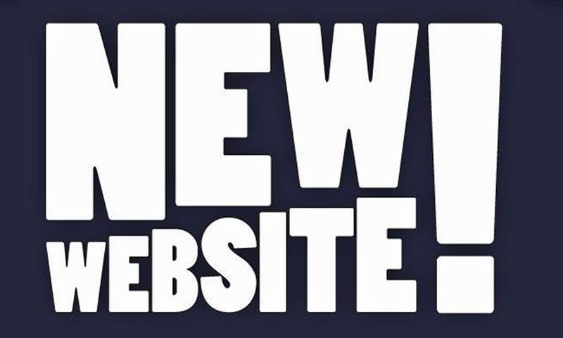 'New website!'