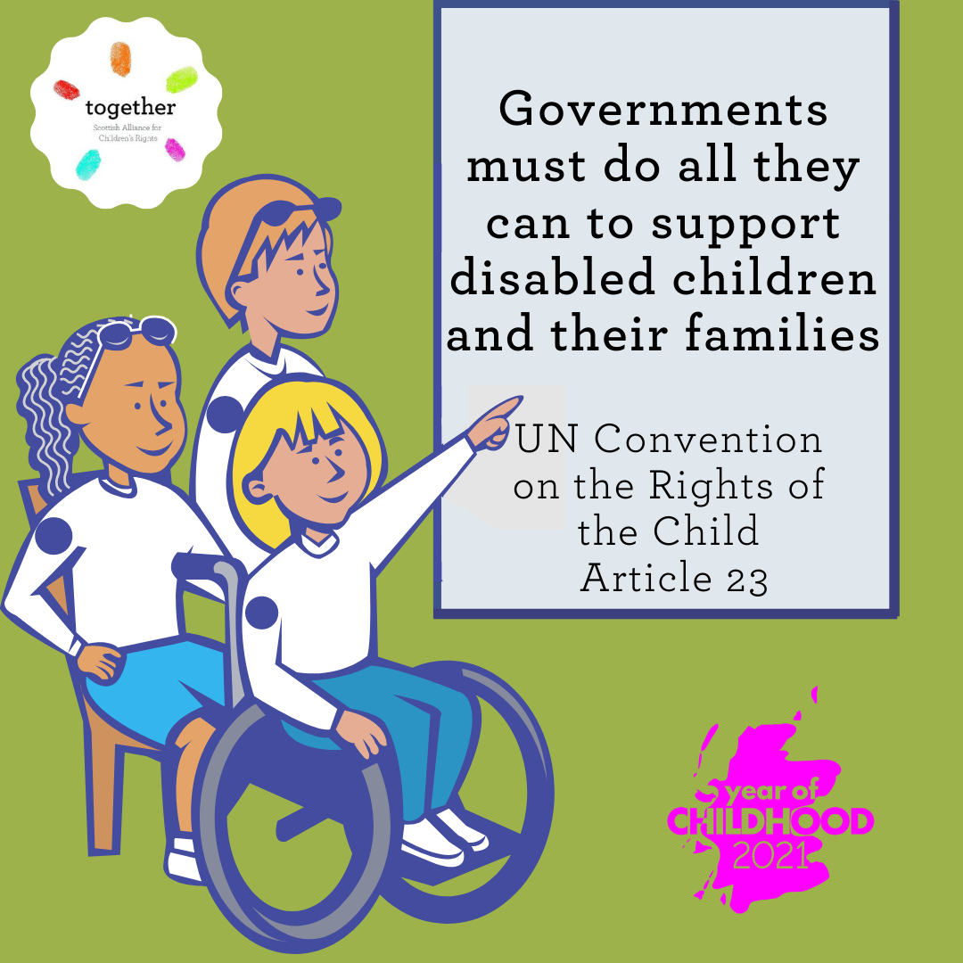 Governments must do all they can do to support disabled children and their families