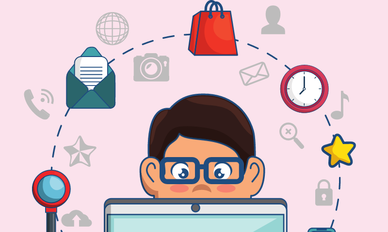 a child in front of a computer