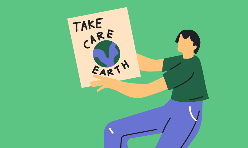 'Take care earth'
